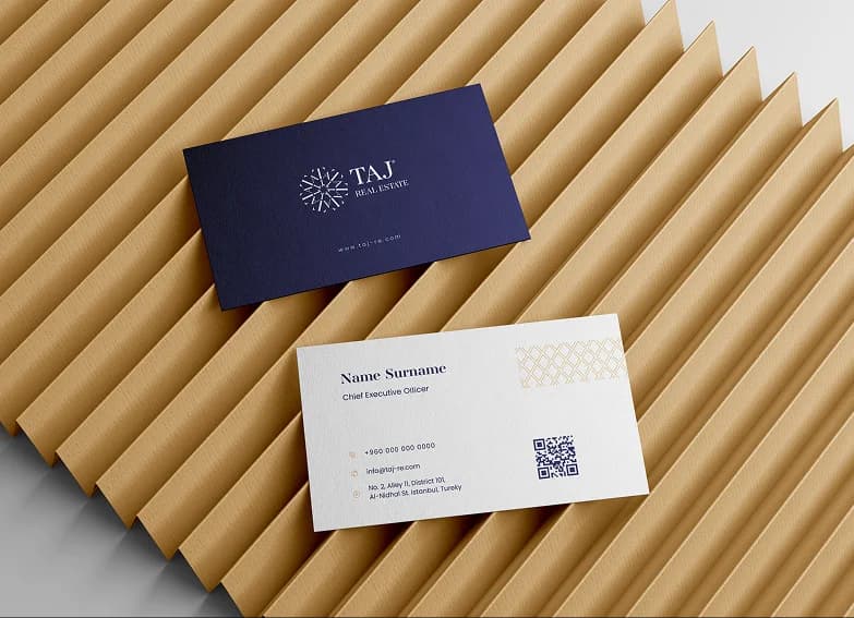 Taj Business Card Mockup