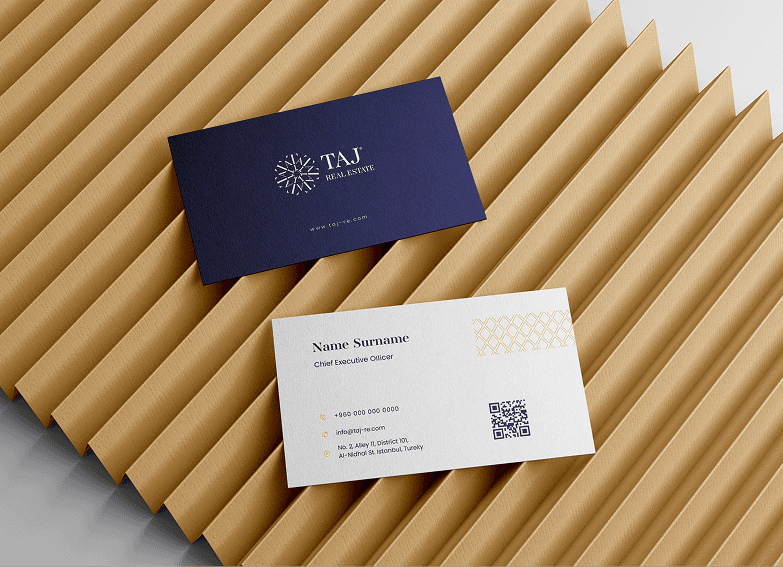 Taj Business Card Mockup